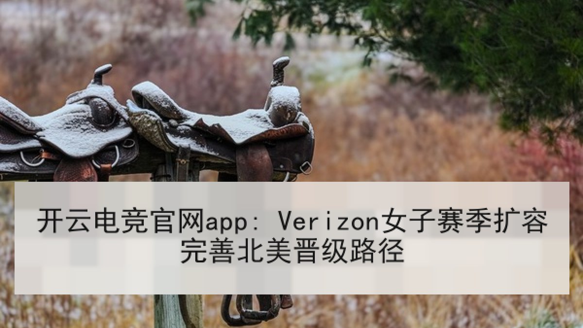 开云电竞官网app: Verizon女子赛季扩容完善北美晋级路径